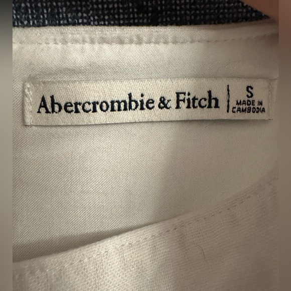 Abercrombie & Fitch Cream halter dress size small - Picture 2 of 3